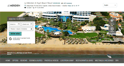 Desktop Screenshot of lemeridien-alaqah.com