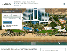 Tablet Screenshot of lemeridien-alaqah.com